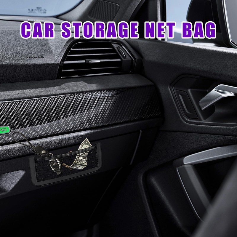 PCS Car Pocket Phone Net, Universal Seat Side Storage Net