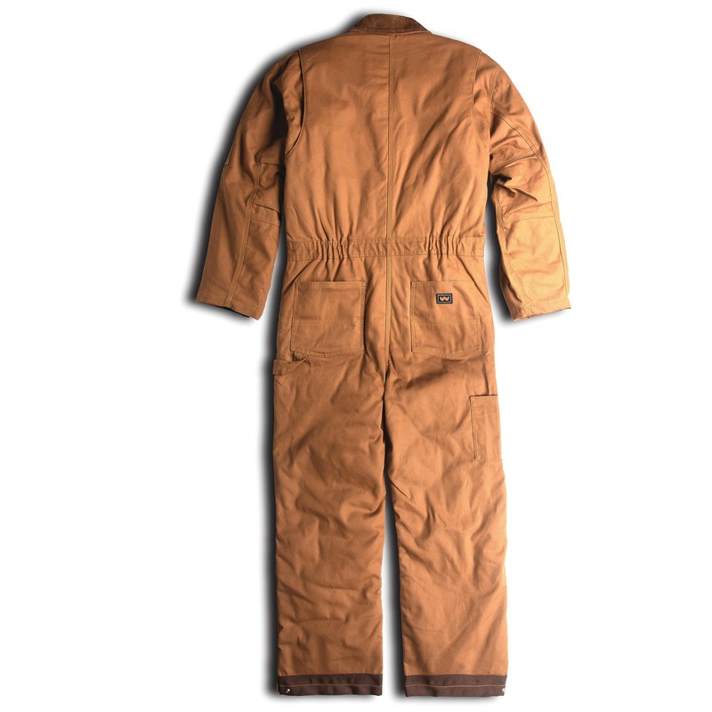 Walls Men's Zero-Zone Duck Insulated Coverall, Pecan, Medium/Regular