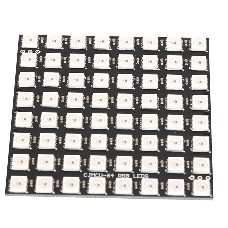 64Digit LED Development Board with Built In Full Color Driver