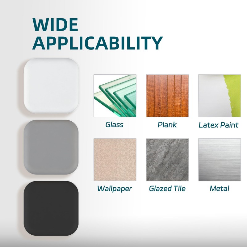 Door Stoppers Wall Protector, Silicone Door Bumper, Self-Adhesive Wall Shield,