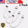 For Apple 3 PACK for IOS to 3.5mm Headphone Adapter