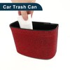 TUCKBOLD Car Trash Can Portable Car Door Trash Bin Red