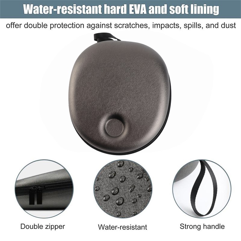 Portable Hard Case Storage Bag for Headset Case Water Resistant