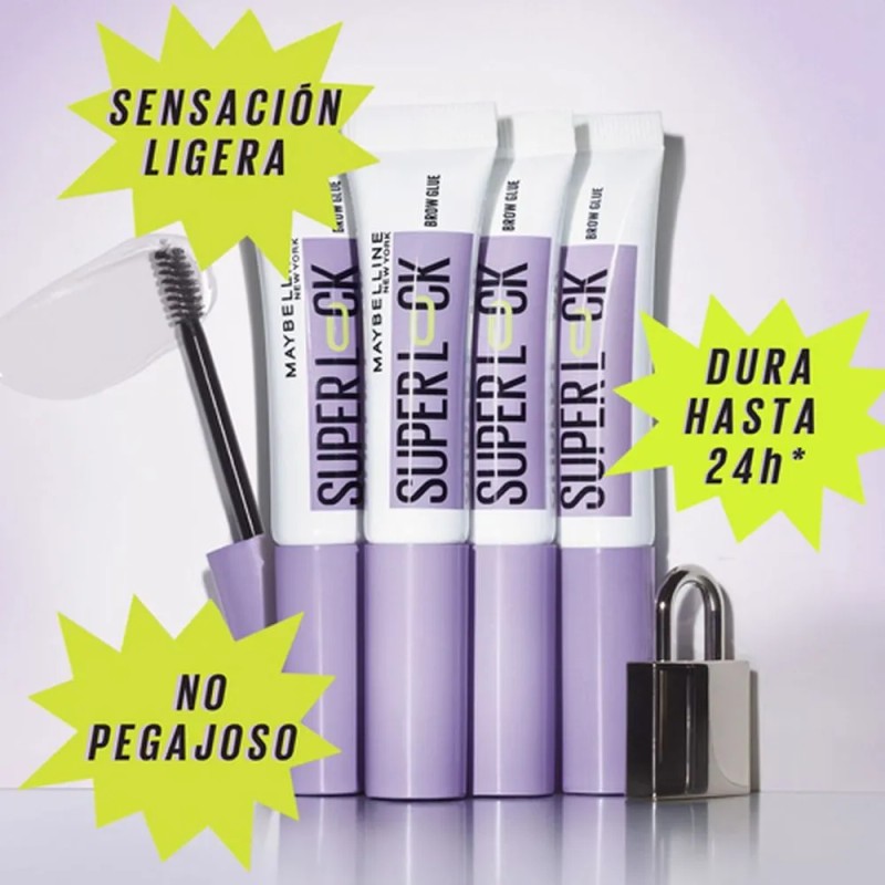 Maybelline Gel cejas SuperLock 7ml, laminadas 24H, a prueba de