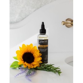 Jaycee Naturals Nourish Me Hair Oil with Grapeseed & Argan Oil, Calendula Extract & Rosemary Oil, 4 Ounces