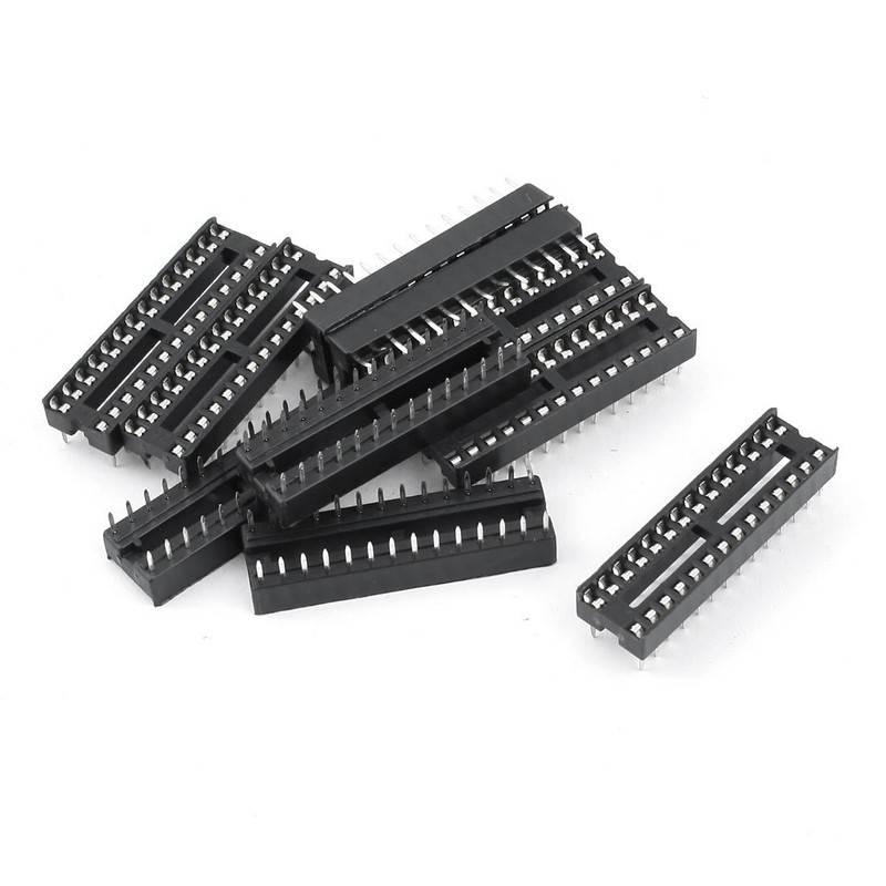 Youmile 50PACK DIP IC-Sockel 28Pin Narrow 2 Row 2,54 mm