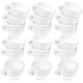 30Pcs Mini Coffee Cups Dollhouse Tiny Coffee Drink Cup Plastic Miniature Tea Mugs Lovely Tableware Coffe Ornaments Small for Desktop Kitchen Crafts Decorations Accessories