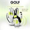HPLSZCN Golf Gloves Men Golf Glove Left Handed Golfer Breathable