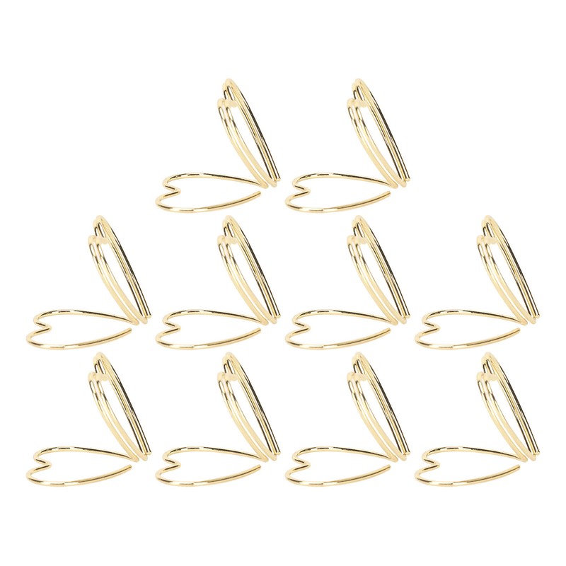 50Pcs Place Card Holder Heart Shape Cute Colorfast Table Card
