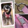 Pechera Arnés Transpirable Cómodo con Correa para Perro Gato,con Tira