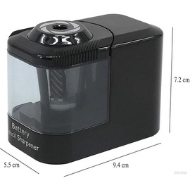 Heavy Duty Electric Pencil Sharpener, USB and Battery Powered, Best for Kids Students and Personal Use in Office School and Home by JinZeFa