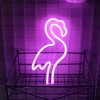 JYWJ Flamingo Neon Sign,USB or 3-AA Battery Powered Neon Light,LED