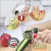 JE Fruit Peeler with Container Multi-Function 2-Way Vegetable Peeler with