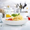 Fasmov Melamine Pasta Bowls, 6 Pack 8 inches 20 Oz