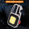 OFKPO 2PCS LED Keychain Flashlight, 500 Lumens, COB Keychain Light