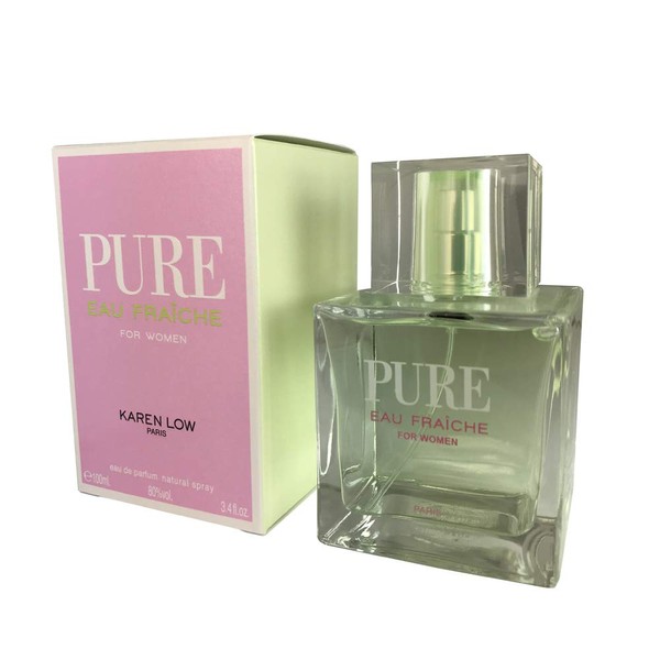 Karen Low Pure Fraiche for Women Eau De Parfum Spray, 3.4 Ounce