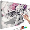 Murando Painting By Numbers Angel 40x60 cm Painting Set with Wooden Frame on Canvas for Adults Children Painting Hand-Painted Kit DIY Gift Decoration n-A-0239-d-a