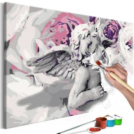 Murando Painting By Numbers Angel 40x60 cm Painting Set with Wooden Frame on Canvas for Adults Children Painting Hand-Painted Kit DIY Gift Decoration n-A-0239-d-a