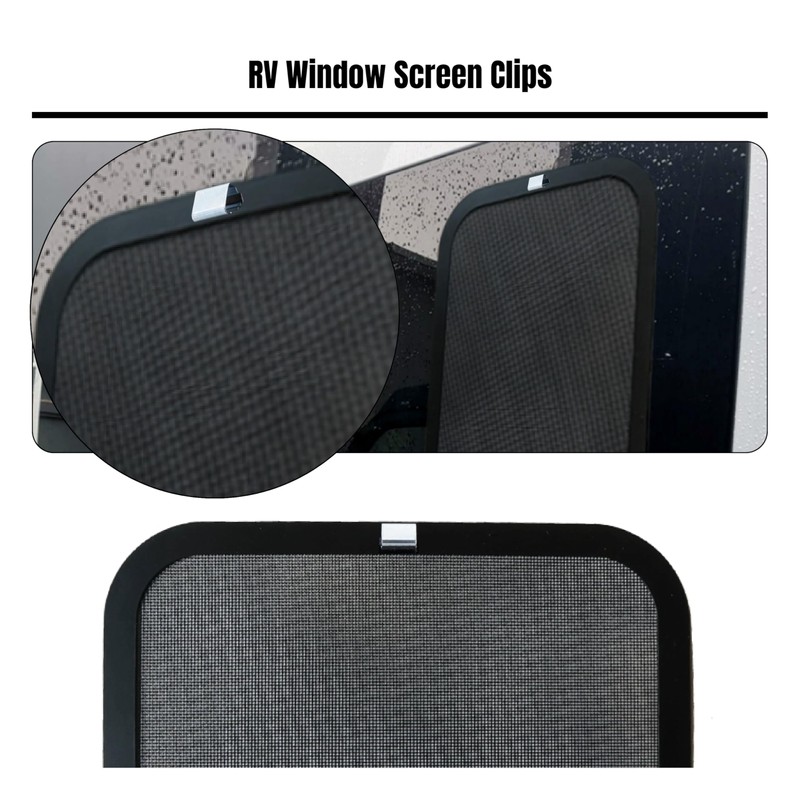 RV Screen Clips Door Window Retainer Clips for Installer Rescreening