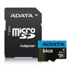 ADATA 64 GB Tarjeta de Memoria Micro SDXC con Adaptador