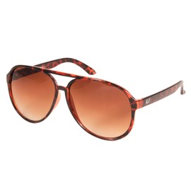 KISS BLOW Sunglasses Men Women - Classic Pilot Design - UV400 TAC Polarised & Blue Blocker Lenses for Maximum Protection - Perfect for Night Driving, Sports & Versatile Style, Havana, Unit size