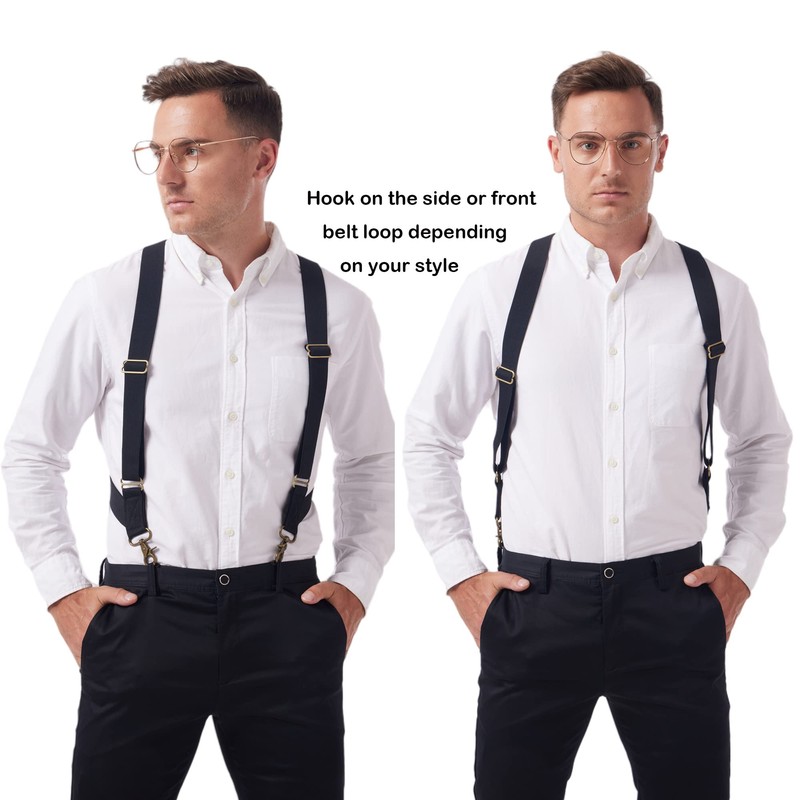 LazarsSpace Suspenders for Men Heavy Duty for Big and Tall