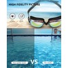 Yoocixu Swimming Goggles with Nose Clip and Ear Plugs, Anti-Fog