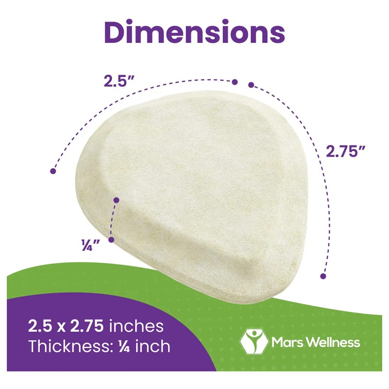 Metatarsal Felt Foot Pad Skived Cut - 6 Pairs -