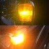 Eluseastar BAY9S H21W LED Bulbs Amber High Power 4000LM Extremely