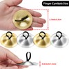 Fiada 40 Pcs Finger Cymbals Belly Dancing Musical Instrument Percussion