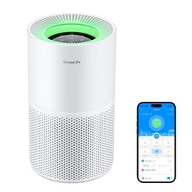 GoveeLife Air Purifiers for Home, Smart Air Purifier for Large Rooms with App & Alexa Control, Detachable Pre-filter, Covers up to 1162ft², Sleep Mode for Pet Hair, Pollen, Dust and Smoke