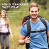 2 Pairs Backpack Sternum Strap, Quick Release Rucksack Chest Strap,