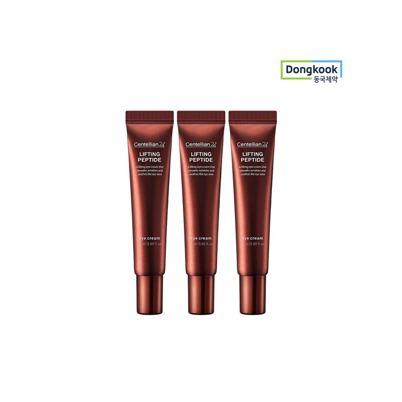 센텔리안24 리프팅 펩타이드 아이크림 15ml 3개 눈가눈꼬리 집중리프팅케어 고밀도 탄