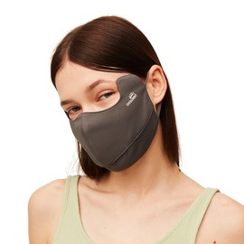 OHGOLF SLN3M308D - Mascarilla de verano para mujer, protección solar UPF 50+, protección contra los ojos, transpirable, color gris oscuro