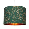Modern Deep Forest Green Cotton Fabric 10" Lamp Shade with