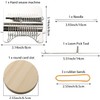 DGYJJZ Darning Loom Speedweve Type Weave Tool, 14 Hooks Convenient