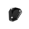 Partuto Motorcycle CNC Aluminum Alloy Side Stand Extension Pad Black