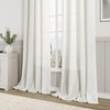 Natural Linen Curtains 84 Inch Length 2 Panels Cream White