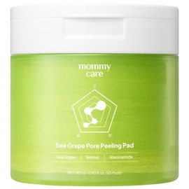 Mamicare Sea Grape Dead Skin Pore Cleaning Retinol AHA PHA Double-Sided Pad, 1 piece, 60 sheets / 마미케어 바다포도 각질 모공 청소 레티놀 AHA PHA 양면 패드, 1개, 60매입