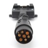 Trailer Adapter 7 Pin Round Male Plug to 7 Pin