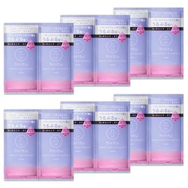 hiritu Balance Repair Shampoo Hair Treatment, 1 Day Trial, Set of 6 Trials, Moist 0.3 fl oz (10 ml) Each, Apricot & Jasmine Scent, Smooth Hair