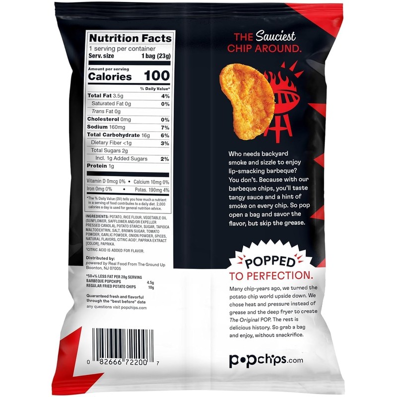 popchips Barbeque, 5 OZ
