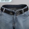 DOOPAI Mens Braided Stretch Belt Elastic Woven Belt Casual Fabric