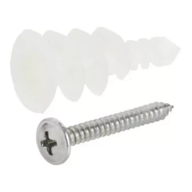R Rawlplug Caja 100 Tornillos Y Taquetes De Plástico Para Panel De Yeso