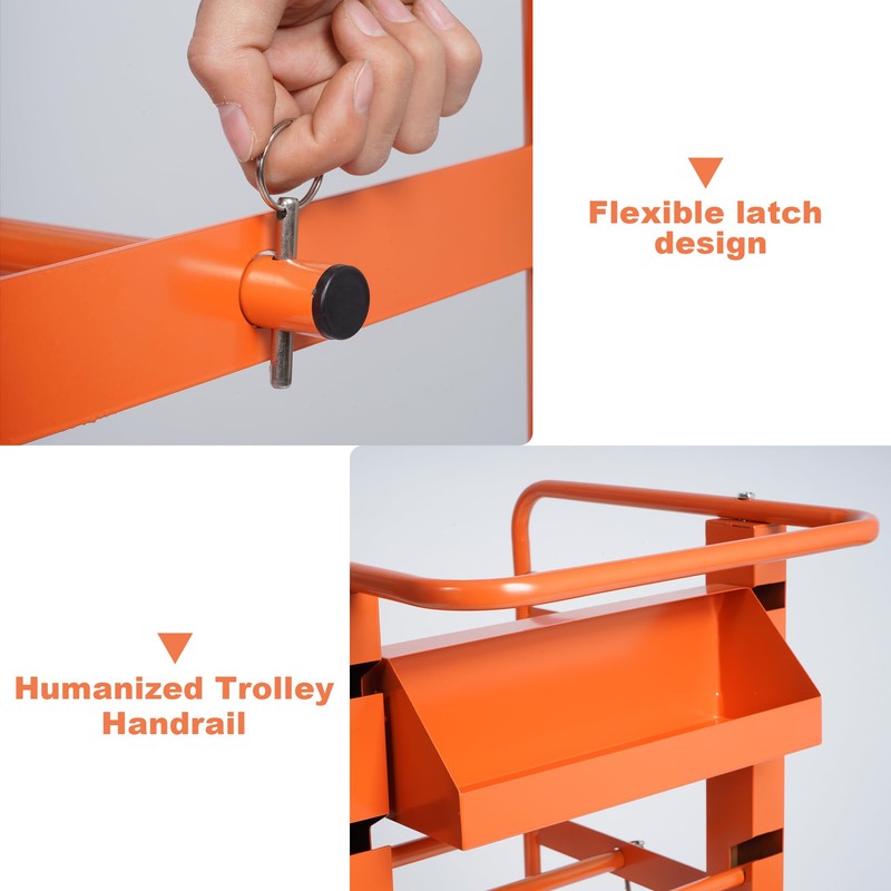 Gtouse Wire Spool Rack Multi-Spool Wire Rack Dispenser Cable Caddy