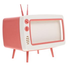 iplusmile Cute Tissue Box Cover Multi-Functional Tissue Organizer for Home Creative Television Shaped Design for Desktop Decoration and Bedroom Use