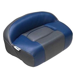 DeckMate Lean Pro Fishing Seat (Charcoal and Blue)