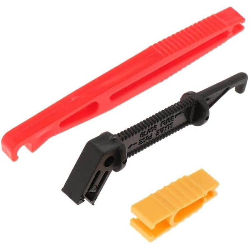 4Pcs Multi-Size Automotive Fuse Puller Kit, Plastic Extractor Tool for