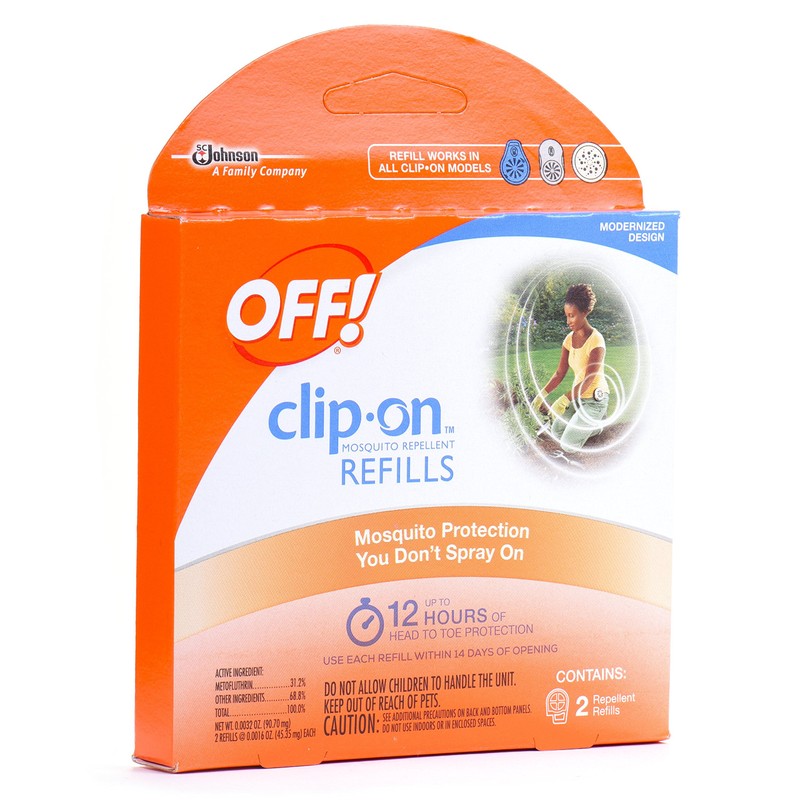 OFF! Clip-On Mosquito Repellent Refill, Provides 12 Hours of Protection,