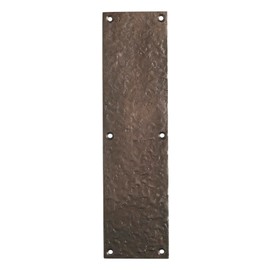 SKANDH Iron Antique Copper Powder Coated 11.5" X 3" Inch Push Plate for Door